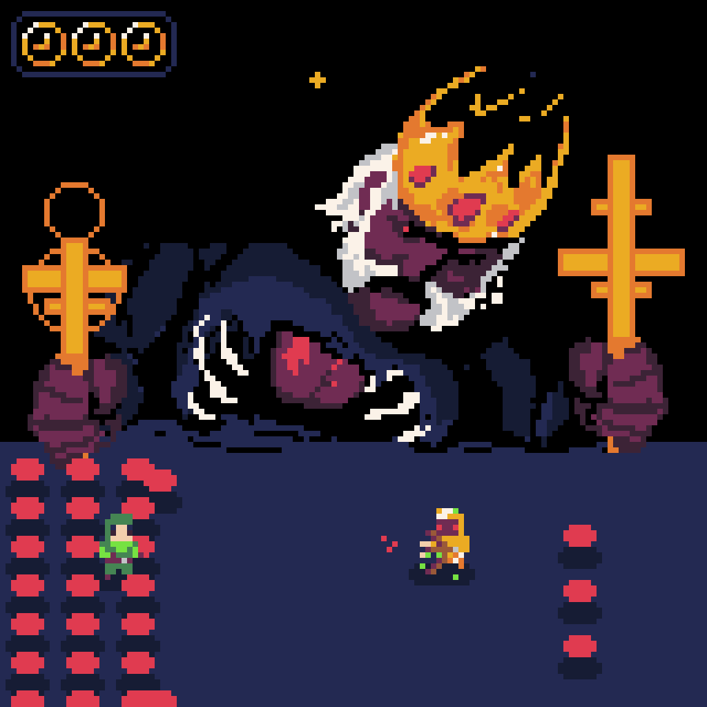 Death of Kairos - Gameplay 1: Dodge is an option /// Pico-8 Adventures