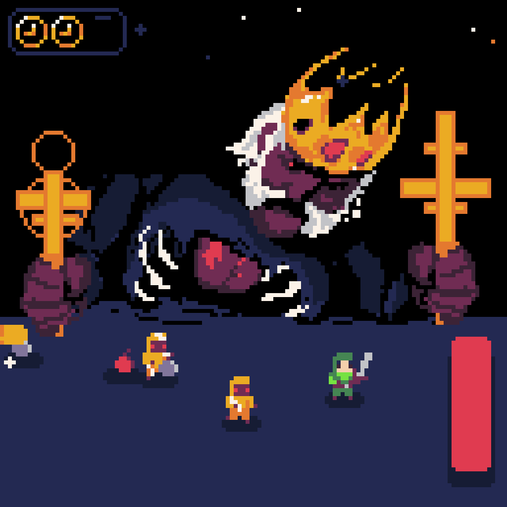 Death of Kairos - Gameplay 2: Enemies use weapons too /// Pico-8 Adventures