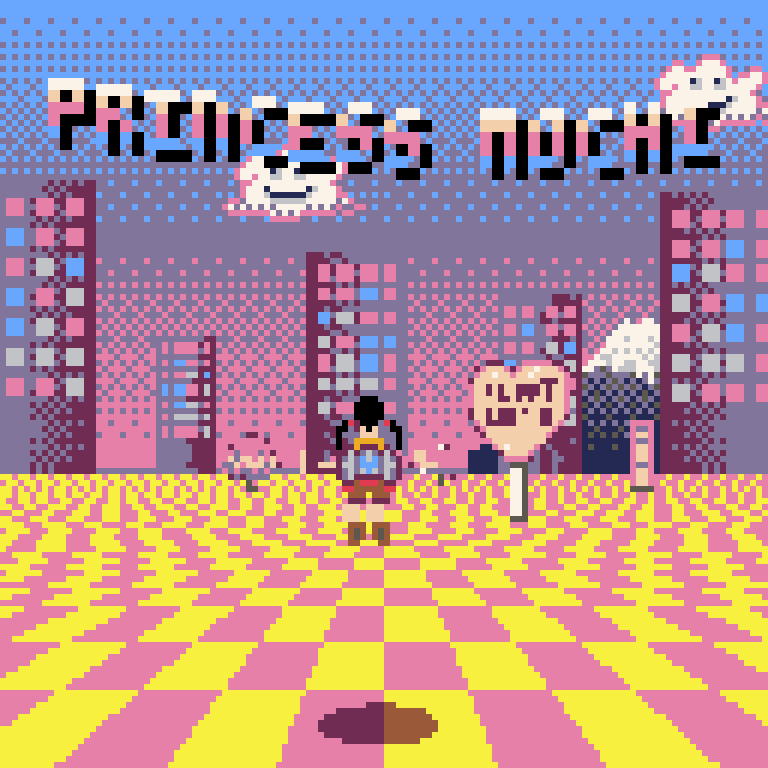 Princess Mochi - Title /// Pico-8 Adventures